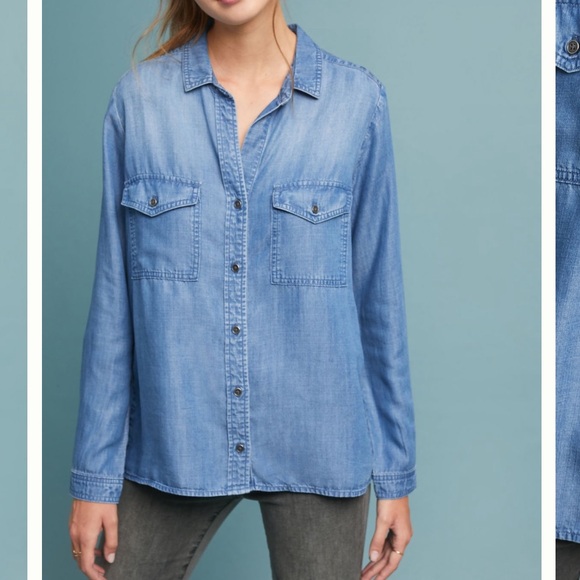 Cloth & Stone Flagstaff Chambray Shirt - Picture 3 of 6